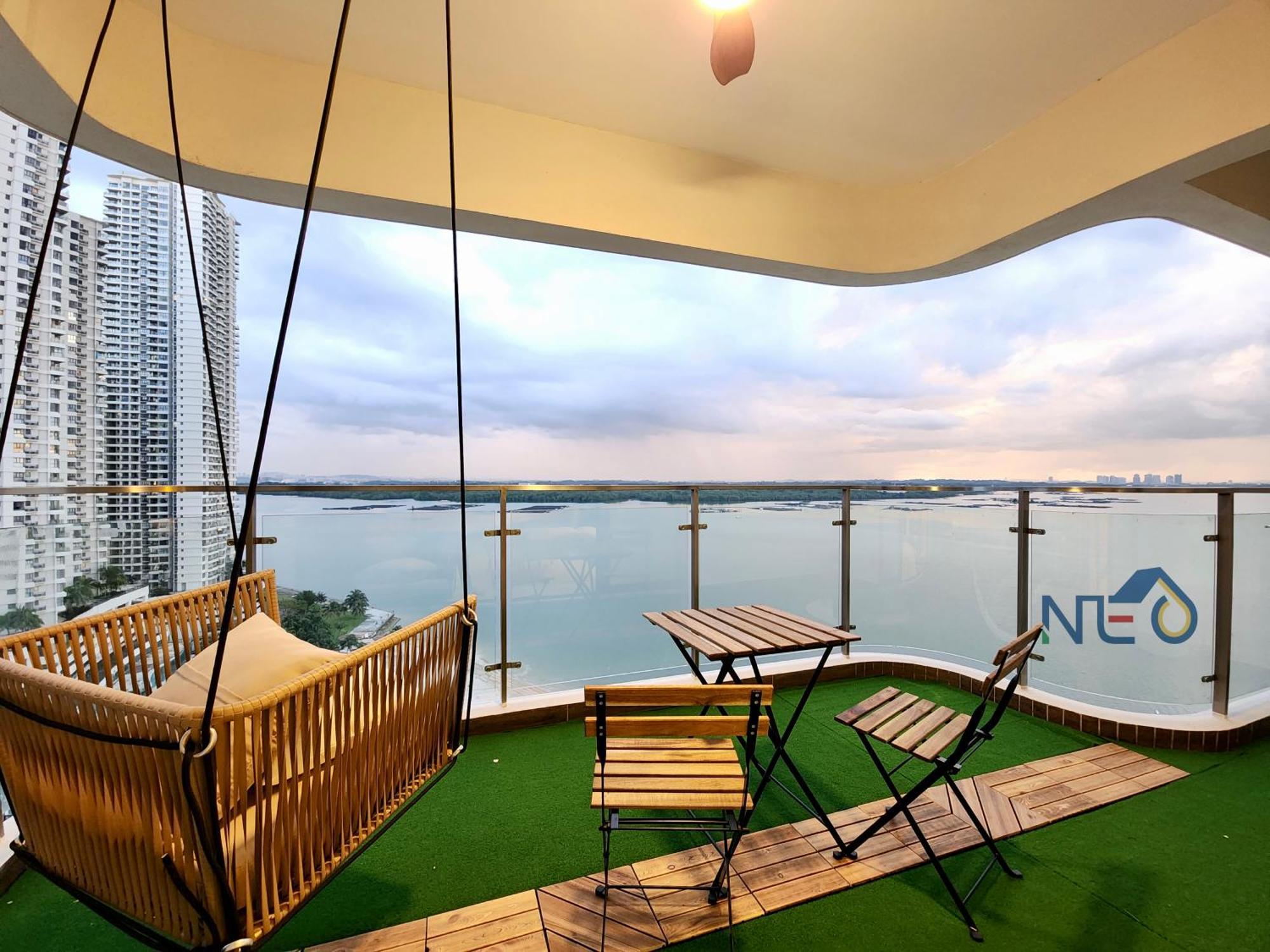 Country Garden Danga Bay Instyle Sea View Homestay Suite By Neo Johor Bahru Rom bilde