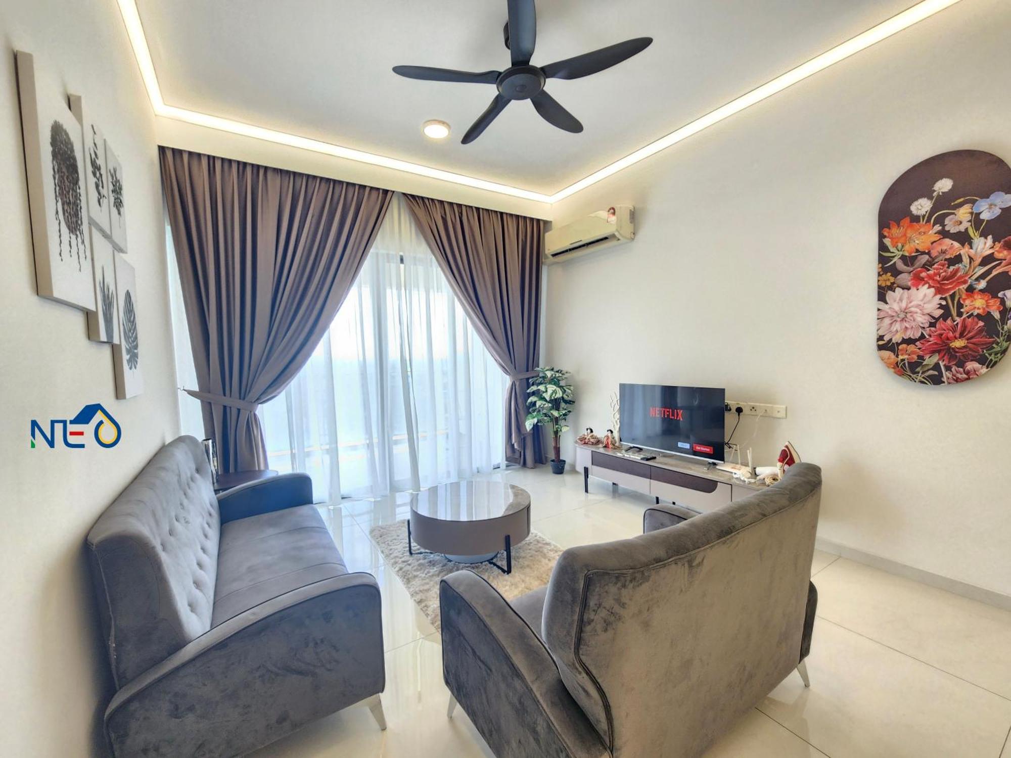 Country Garden Danga Bay Instyle Sea View Homestay Suite By Neo Johor Bahru Rom bilde